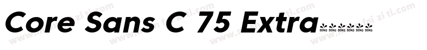Core Sans C 75 Extra字体转换